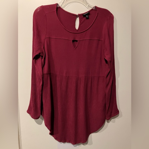 Torrid Babydoll Gauze Keyhole Front Tunic size 00 (10-12) - Picture 8 of 14